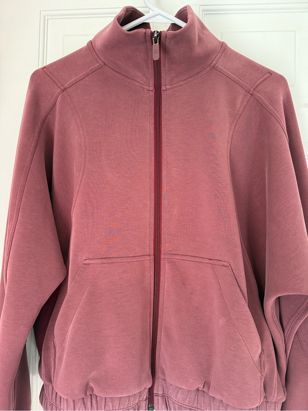 lululemon athletica Women's Zip-Up Bomber Jacket in Dusty Rose